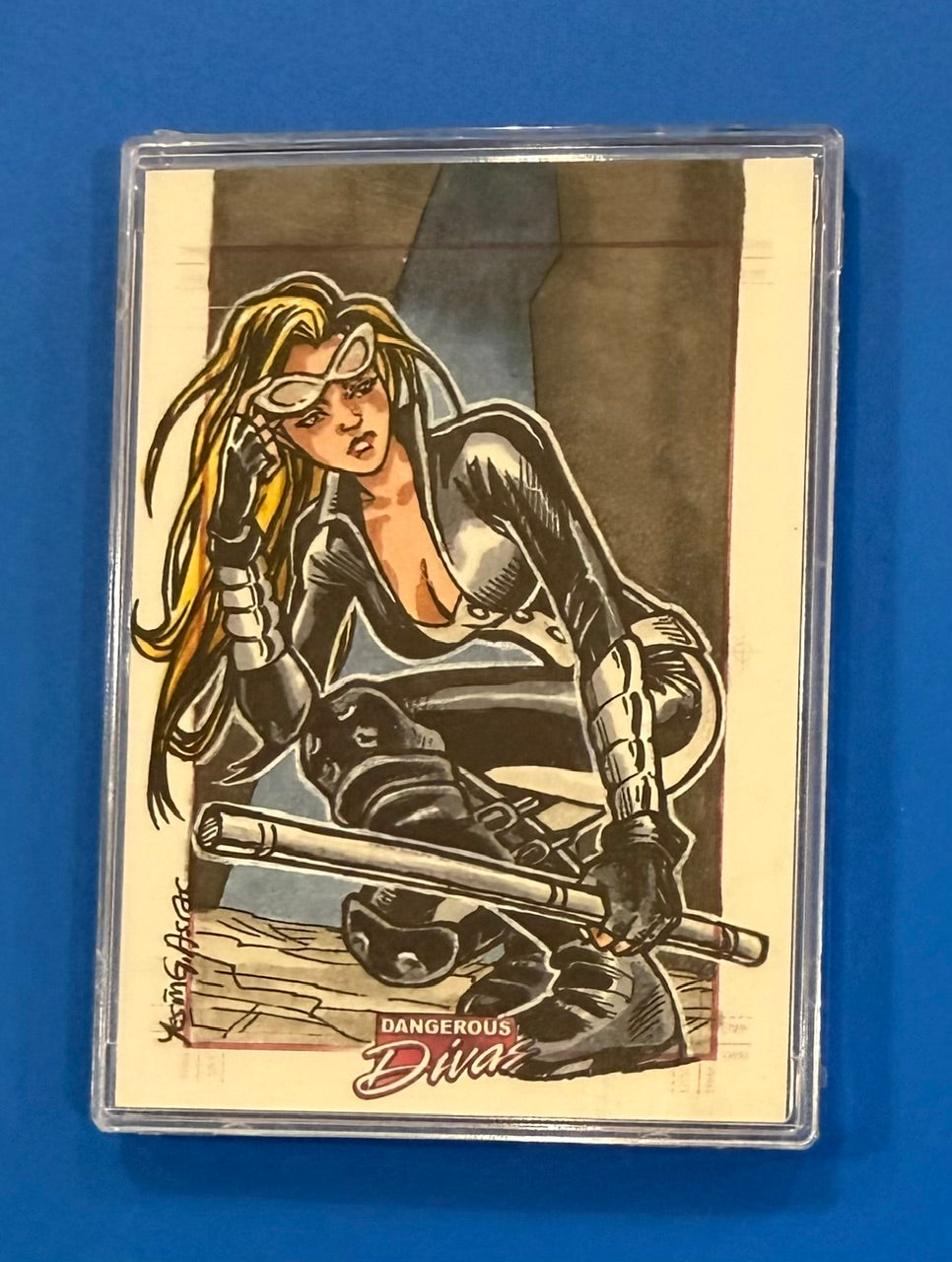 2011 Rittenhouse Marvel Dangerous Divas Mockingbird Yesim Asrar Sketch Card 1/1