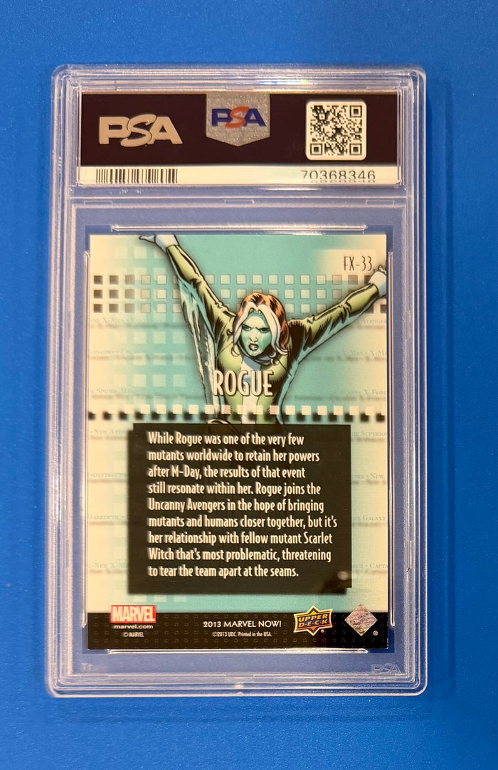 2014 Marvel Now! Hologram #FX-33 Rogue PSA 8 Graded