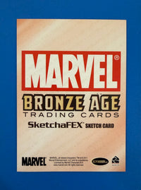 2012 Rittenhouse Marvel Bronze Age Sketch Card Alcione Silva 1/1 Mystique