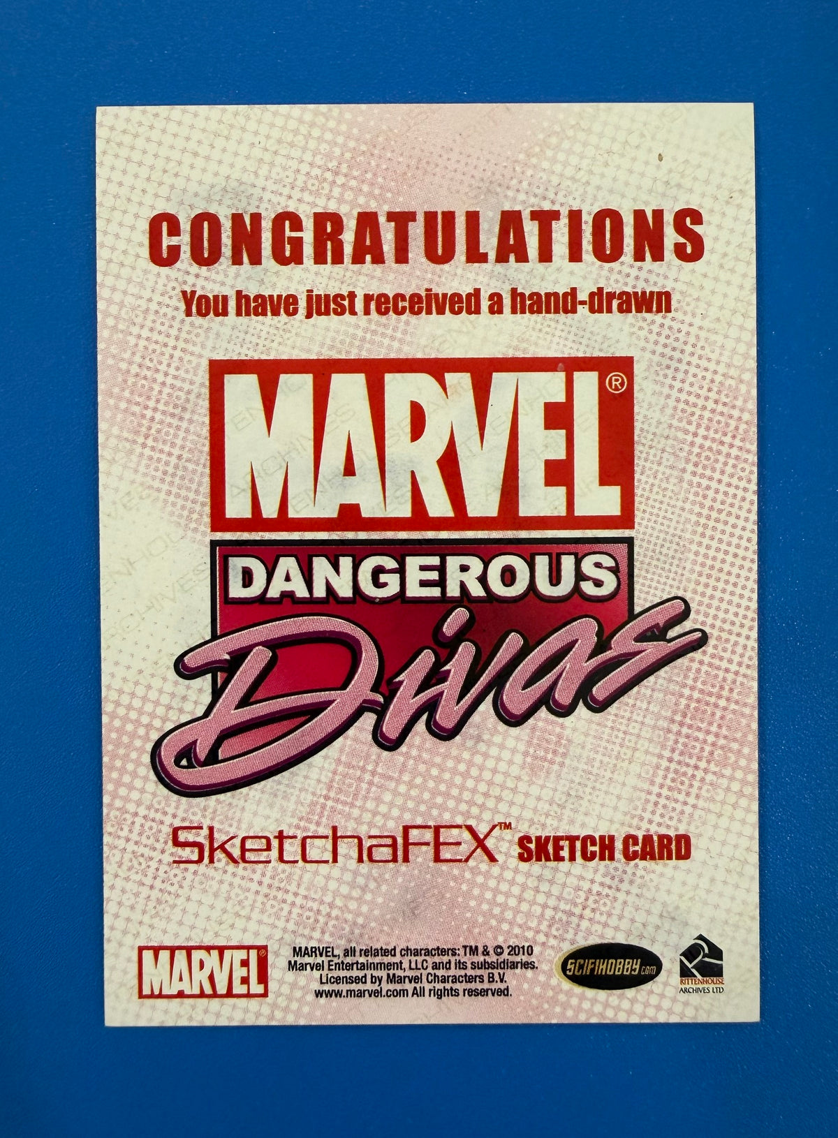 2011 Rittenhouse Marvel Dangerous Divas Mockingbird Yesim Asrar Sketch Card 1/1