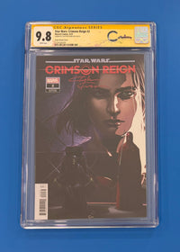 Star Wars Crimson Reign #2 CGC 9.8 Signed Clayton Crain Variant Custom Label