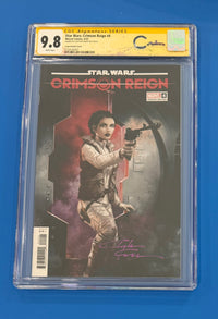Star Wars Crimson Reign #4 CGC 9.8 Signature Clayton Crain Custom Label