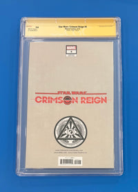 Star Wars Crimson Reign #4 CGC 9.8 Signed Tyler Kirkham Virgin Variant