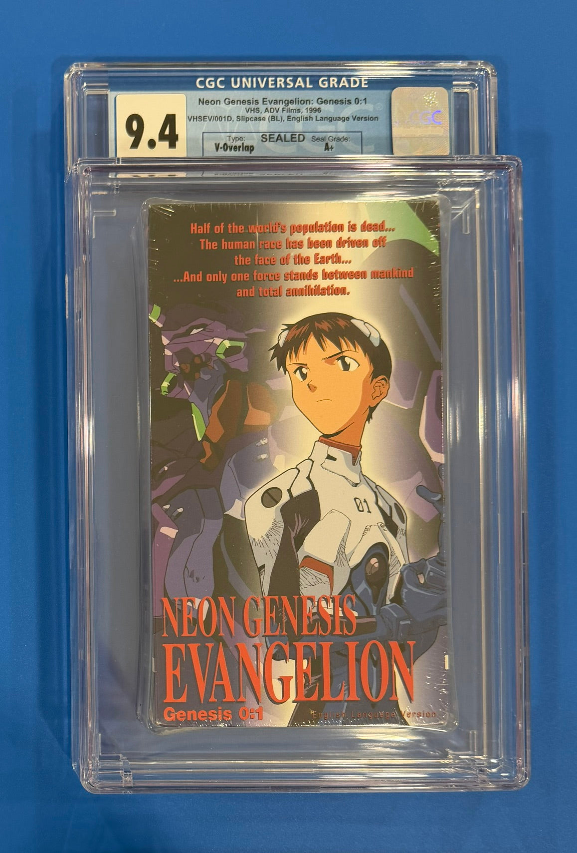 Neon Genesis Evangelion VHS Volumes 1-13 Set English Dub Most CGC Graded Sealed