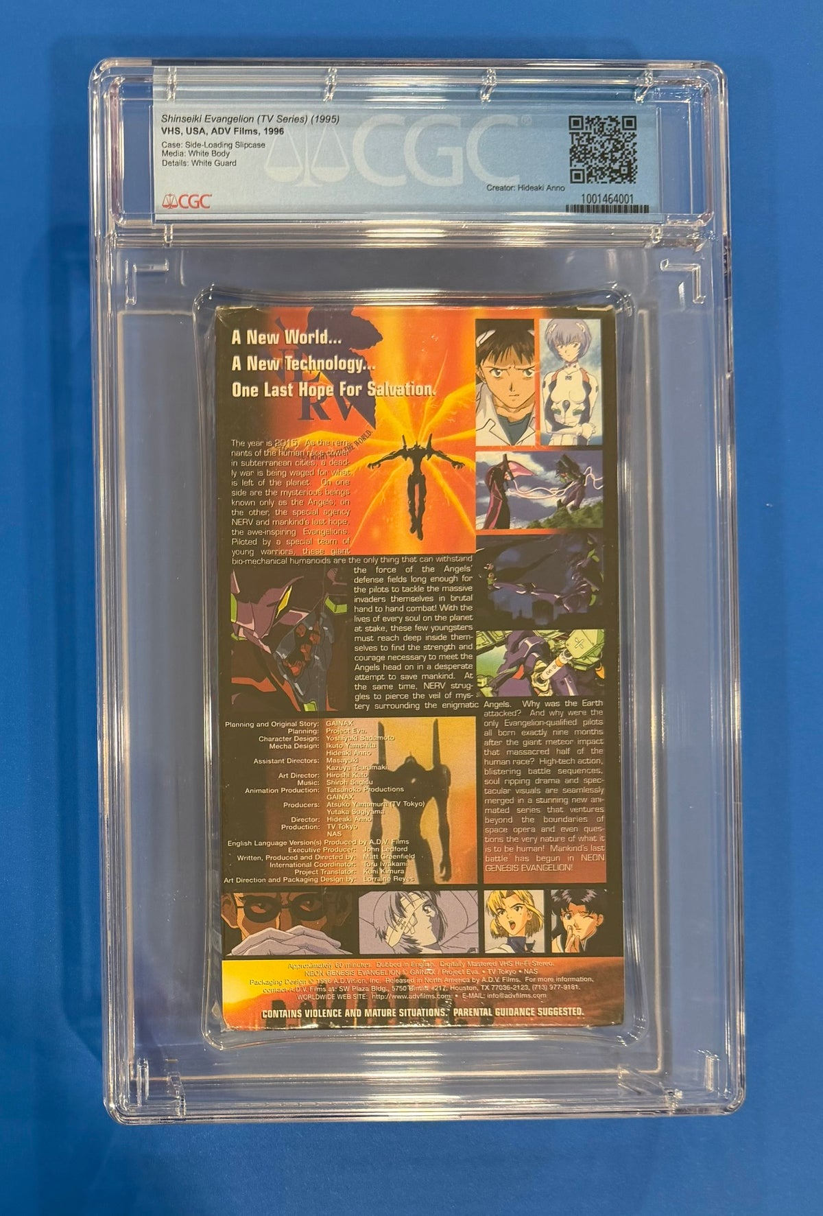 Neon Genesis Evangelion VHS Volumes 1-13 Set English Dub Most CGC Graded Sealed