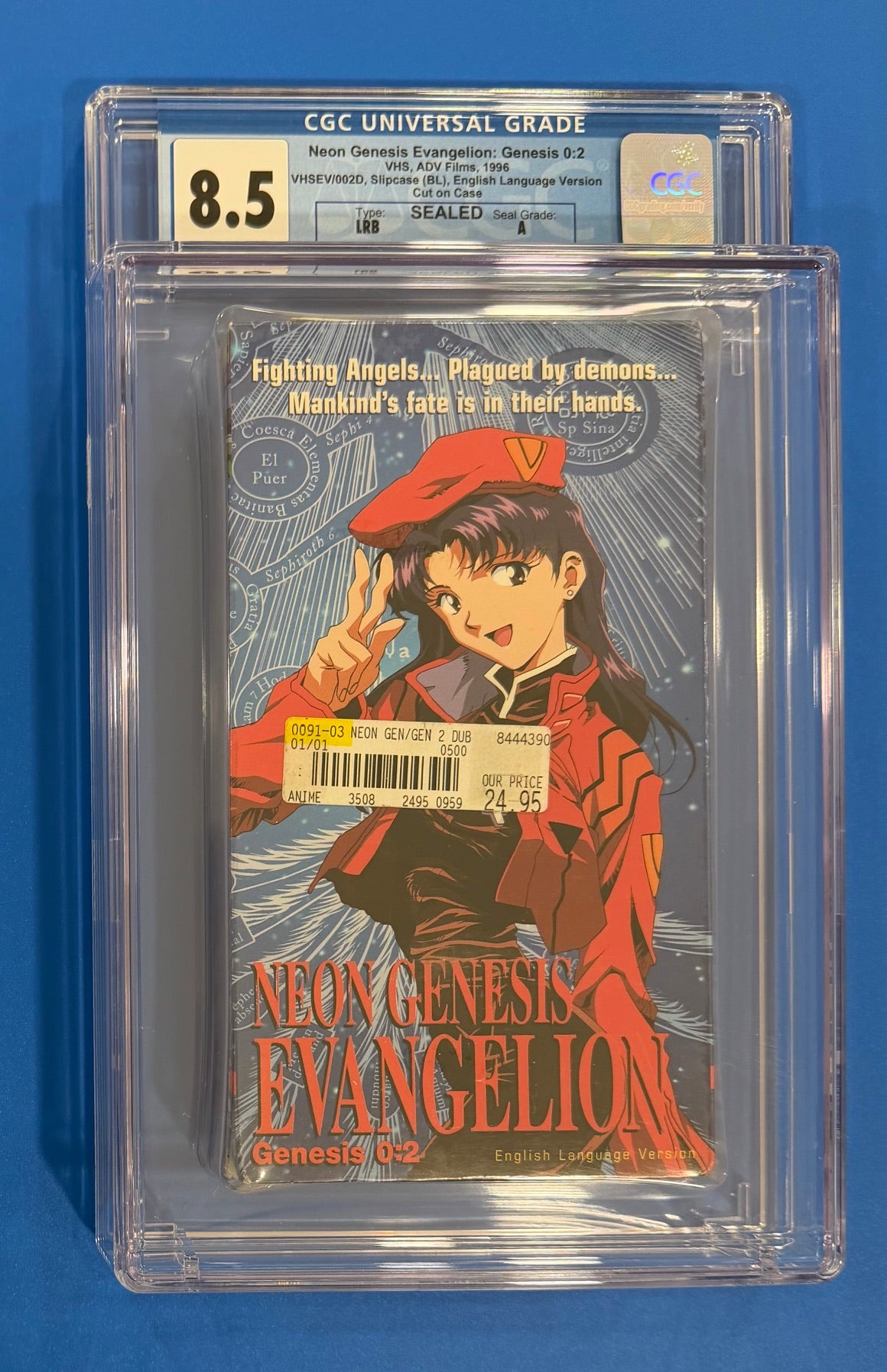 Neon Genesis Evangelion VHS Volumes 1-13 Set English Dub Most CGC Graded Sealed
