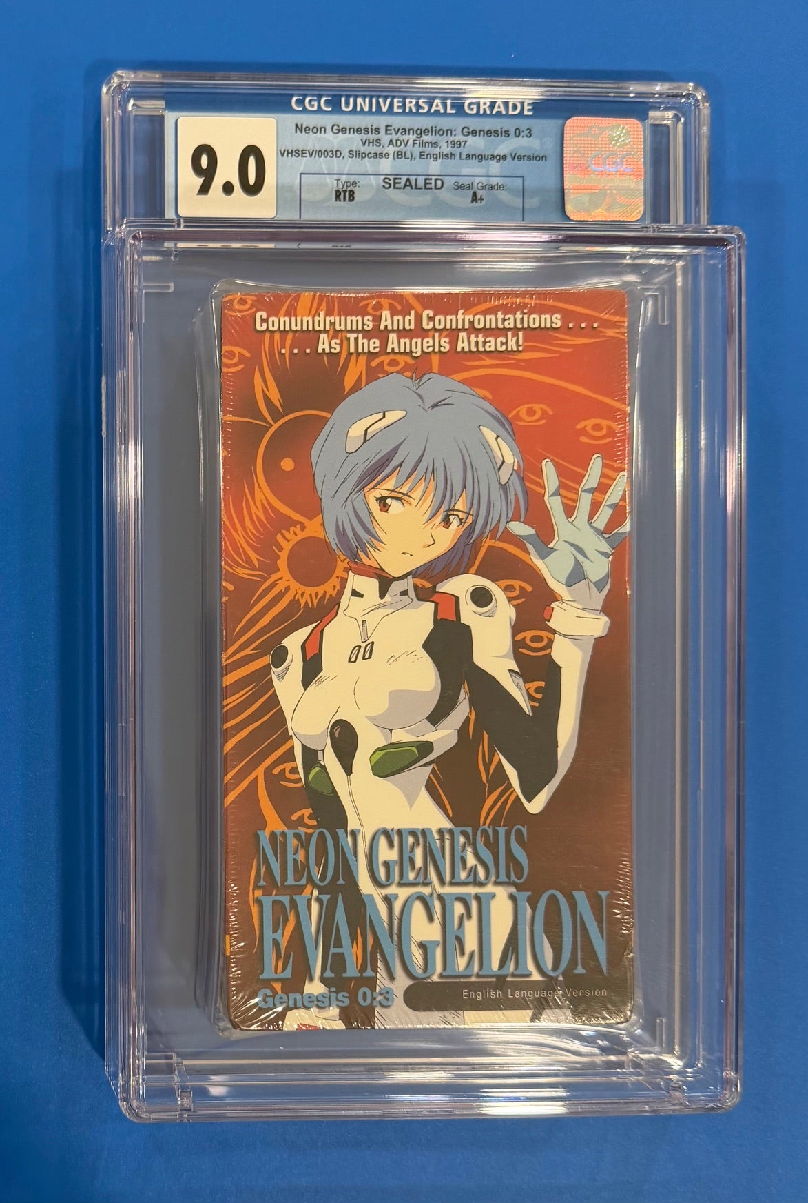 Neon Genesis Evangelion VHS Volumes 1-13 Set English Dub Most CGC Graded Sealed