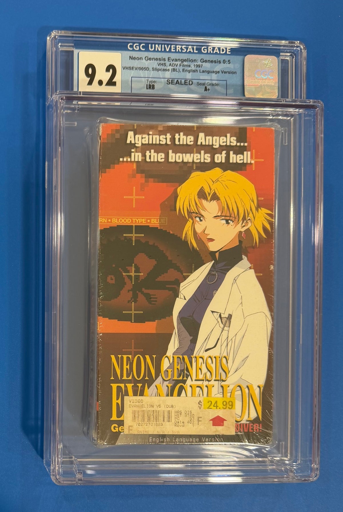 Neon Genesis Evangelion VHS Volumes 1-13 Set English Dub Most CGC Graded Sealed