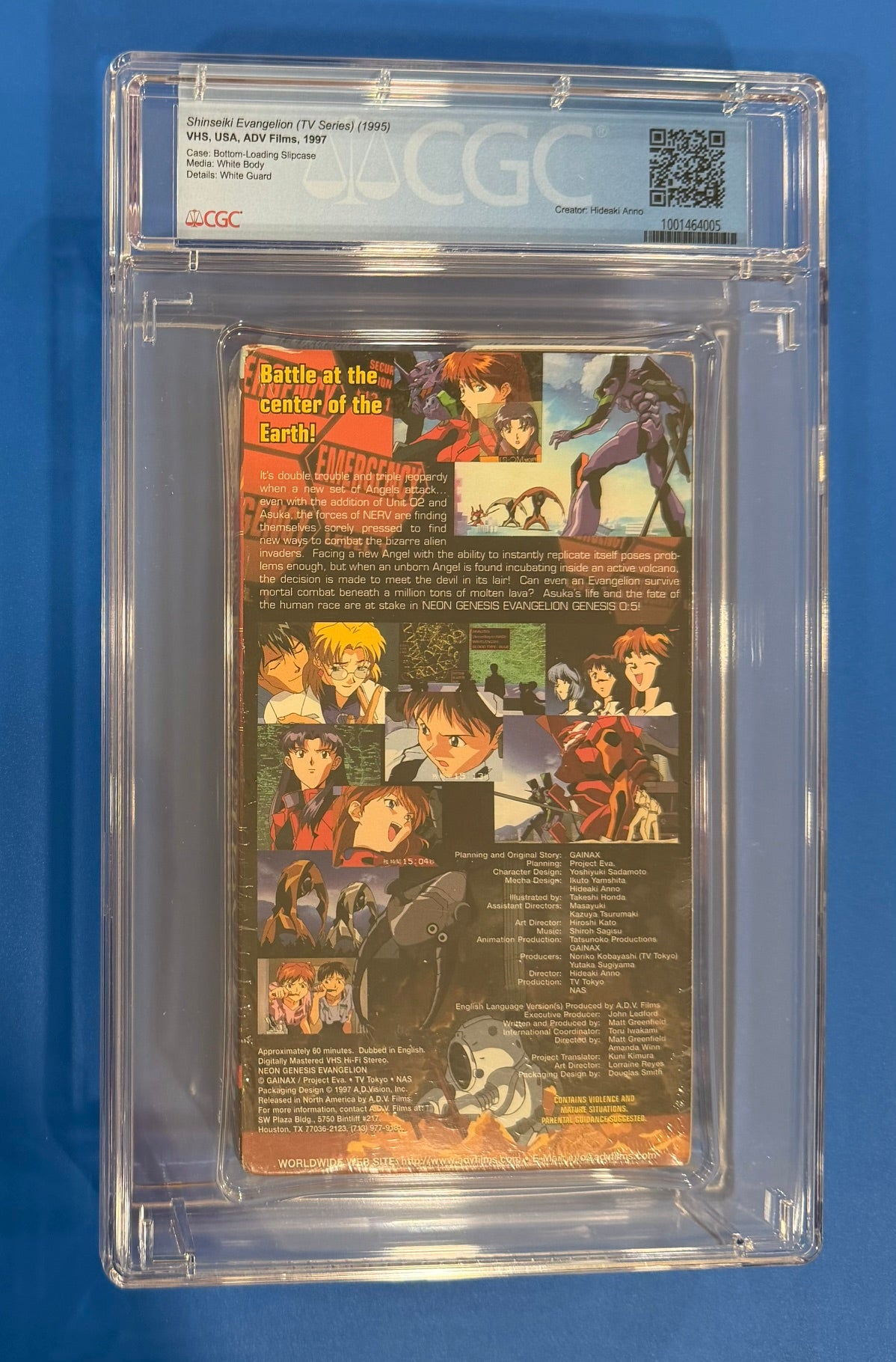 Neon Genesis Evangelion VHS Volumes 1-13 Set English Dub Most CGC Graded Sealed