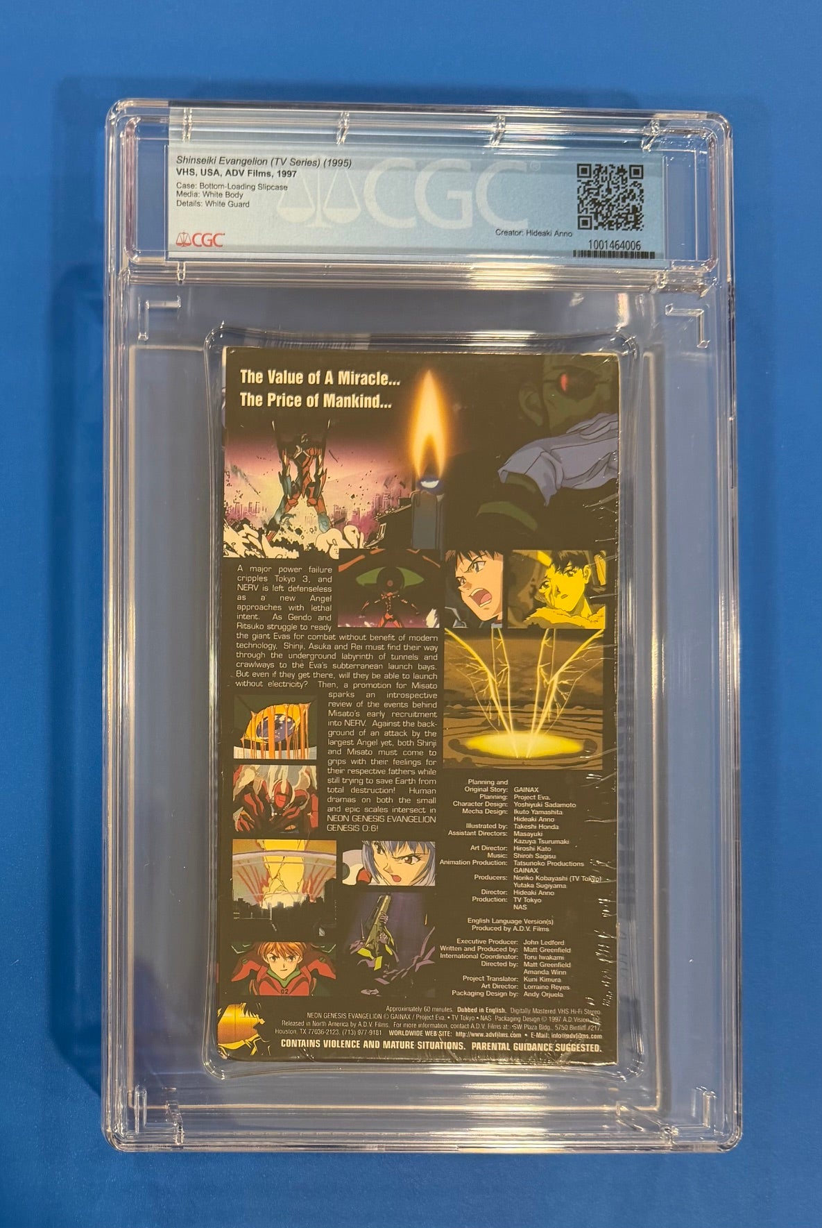 Neon Genesis Evangelion VHS Volumes 1-13 Set English Dub Most CGC Graded Sealed