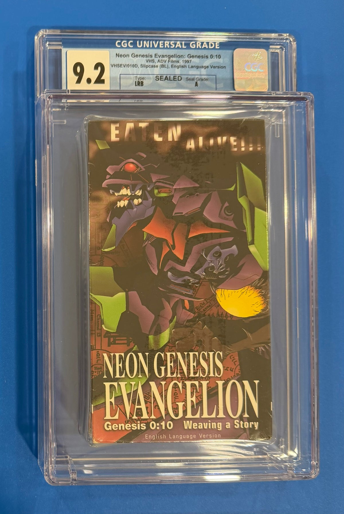 Neon Genesis Evangelion VHS Volumes 1-13 Set English Dub Most CGC Graded Sealed
