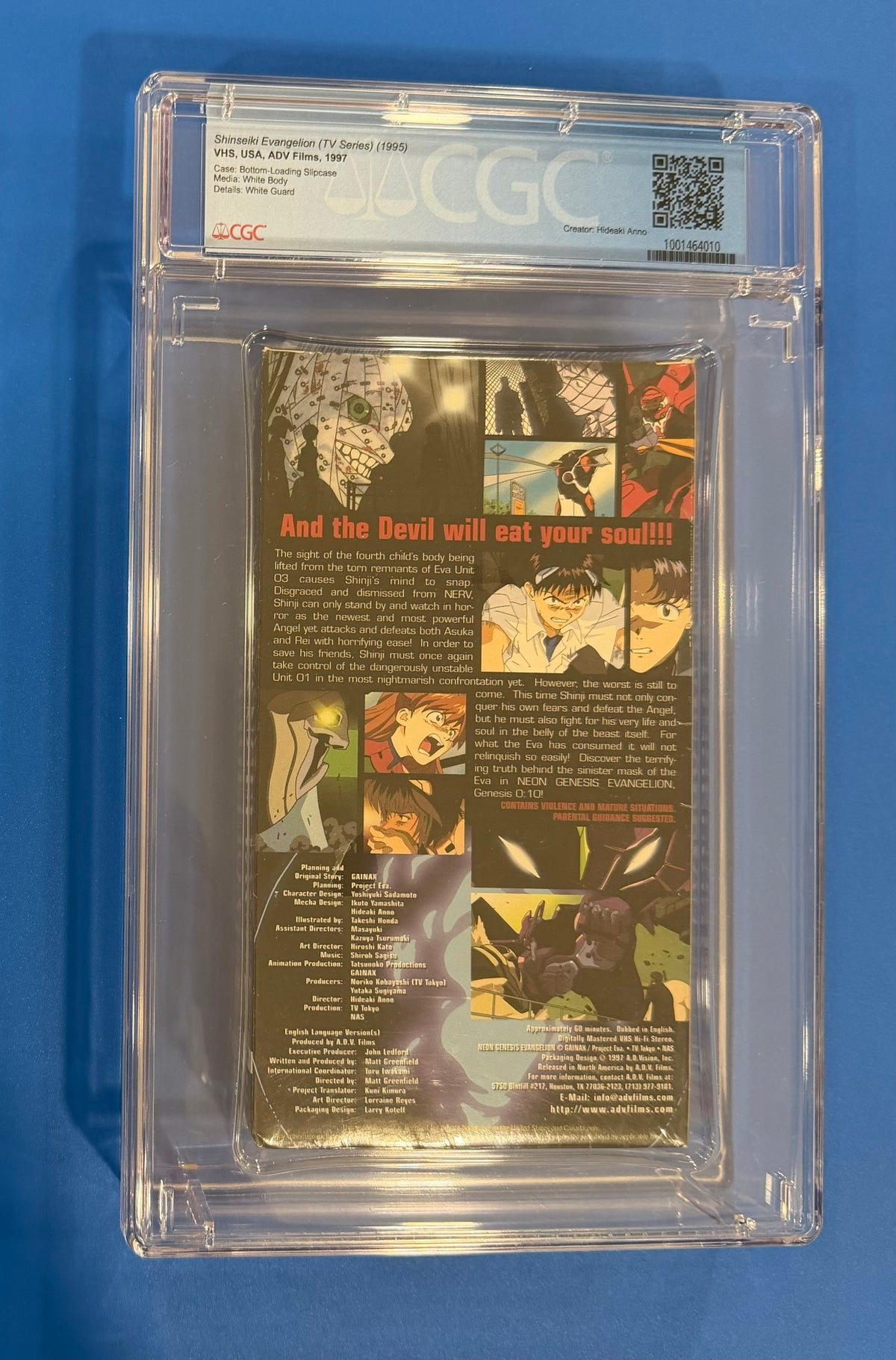Neon Genesis Evangelion VHS Volumes 1-13 Set English Dub Most CGC Graded Sealed
