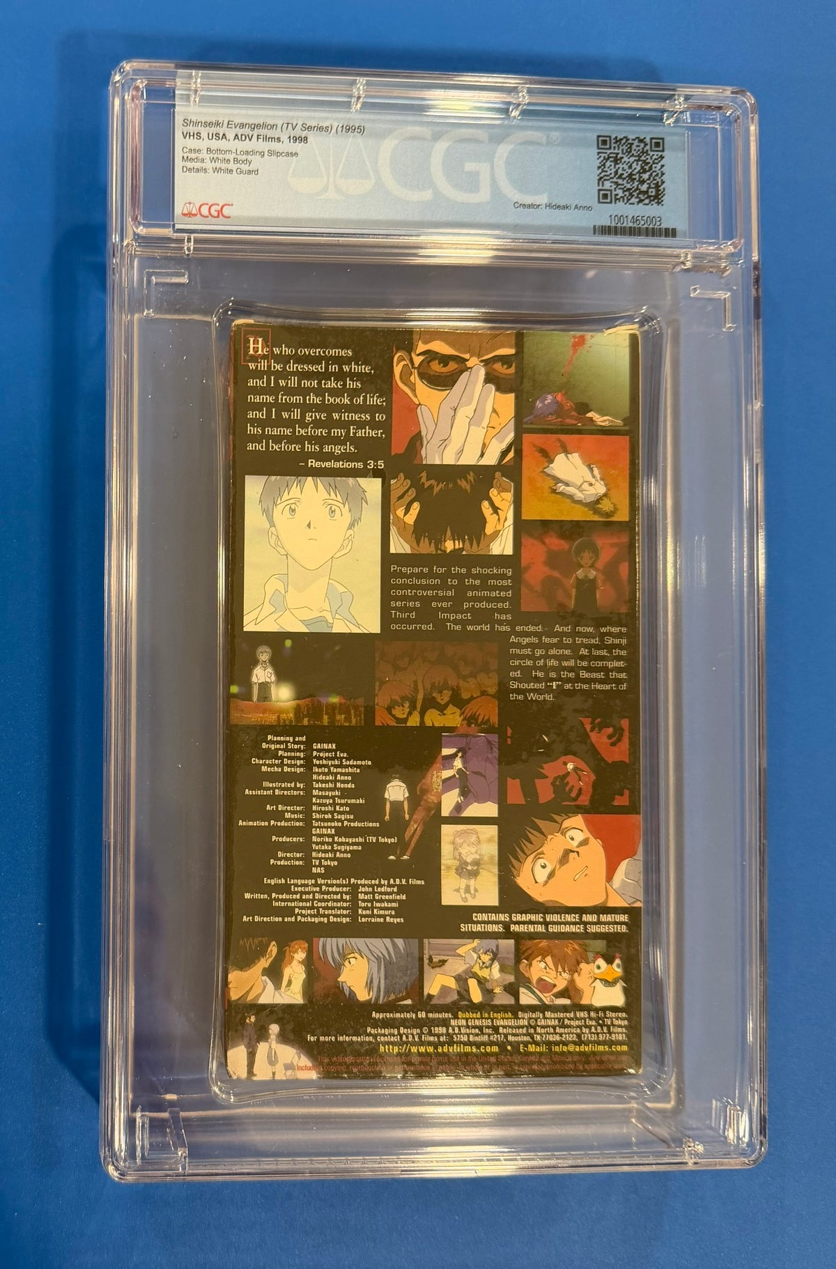 Neon Genesis Evangelion VHS Volumes 1-13 Set English Dub Most CGC Graded Sealed