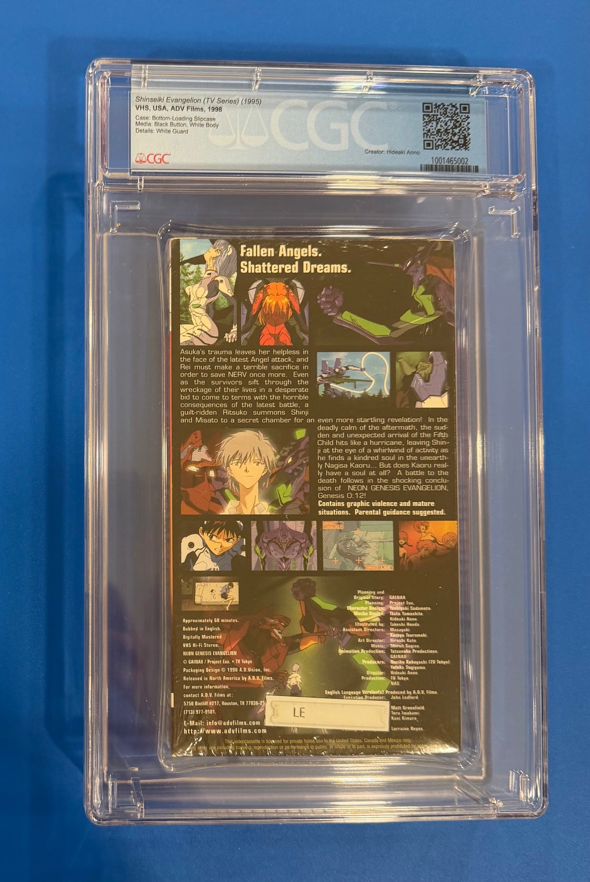 Neon Genesis Evangelion VHS Volumes 1-13 Set English Dub Most CGC Graded Sealed