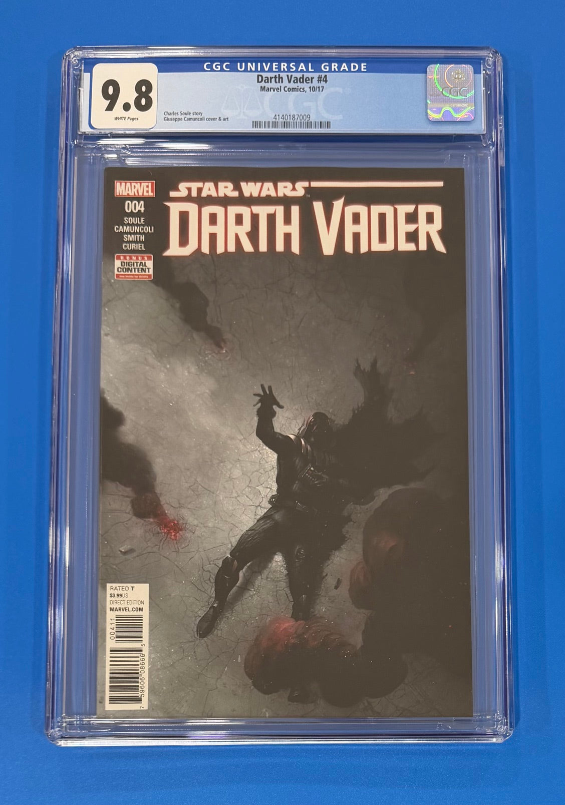 Darth Vader #4 CGC 9.8 Giuseppe Camuncoli Variant Marvel Cover 2017