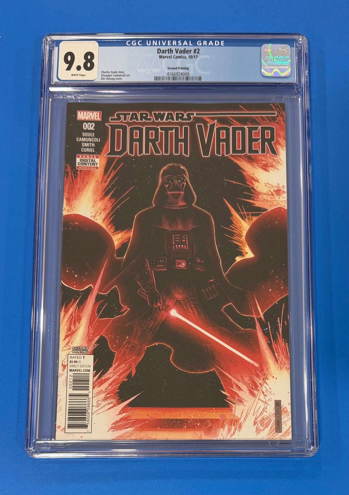 Darth Vader #2 CGC 9.8 Jim Cheung Second Printing 2017