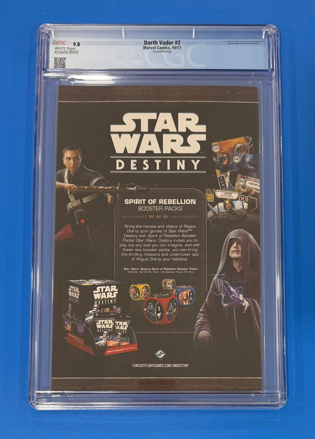 Darth Vader #2 CGC 9.8 Jim Cheung Second Printing 2017