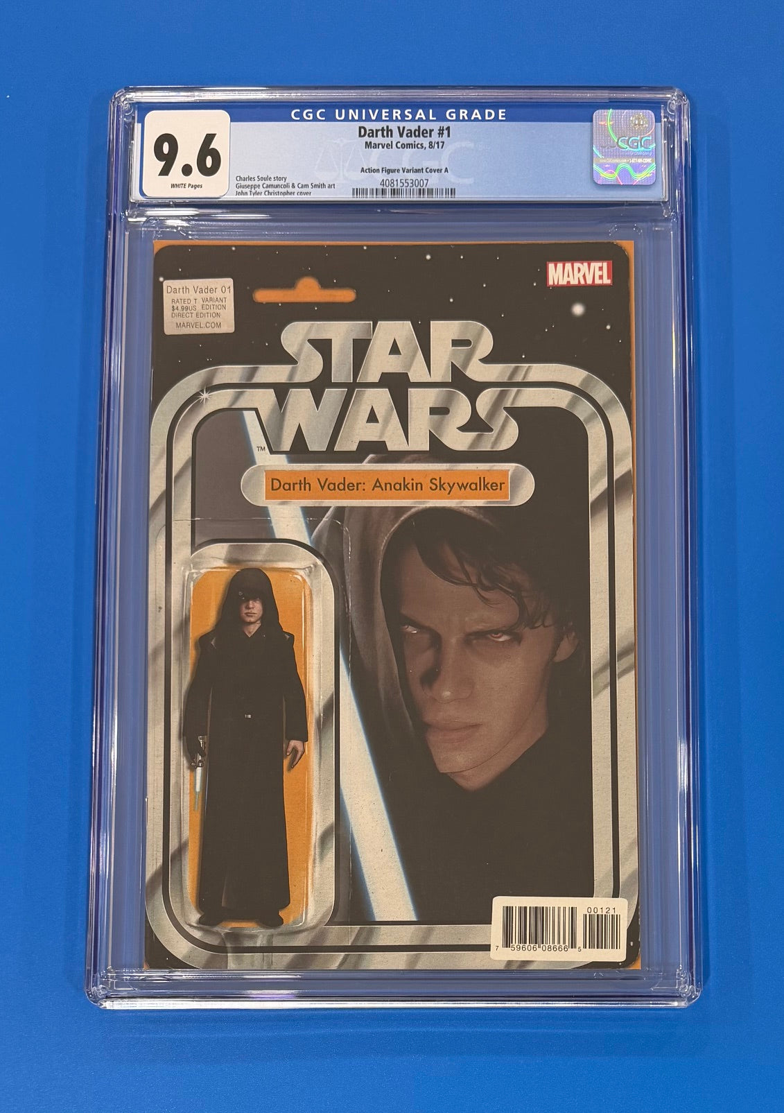 Darth Vader #1 Action Figure CGC 9.6 Hayden Christensen Darth Vader 2017