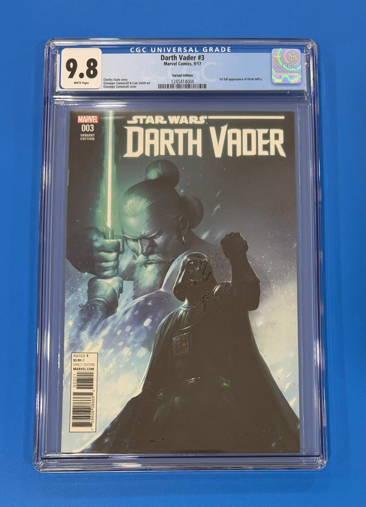 Darth Vader #3 CGC 9.8 Giuseppe Camuncoli 1:25 Variant 2017