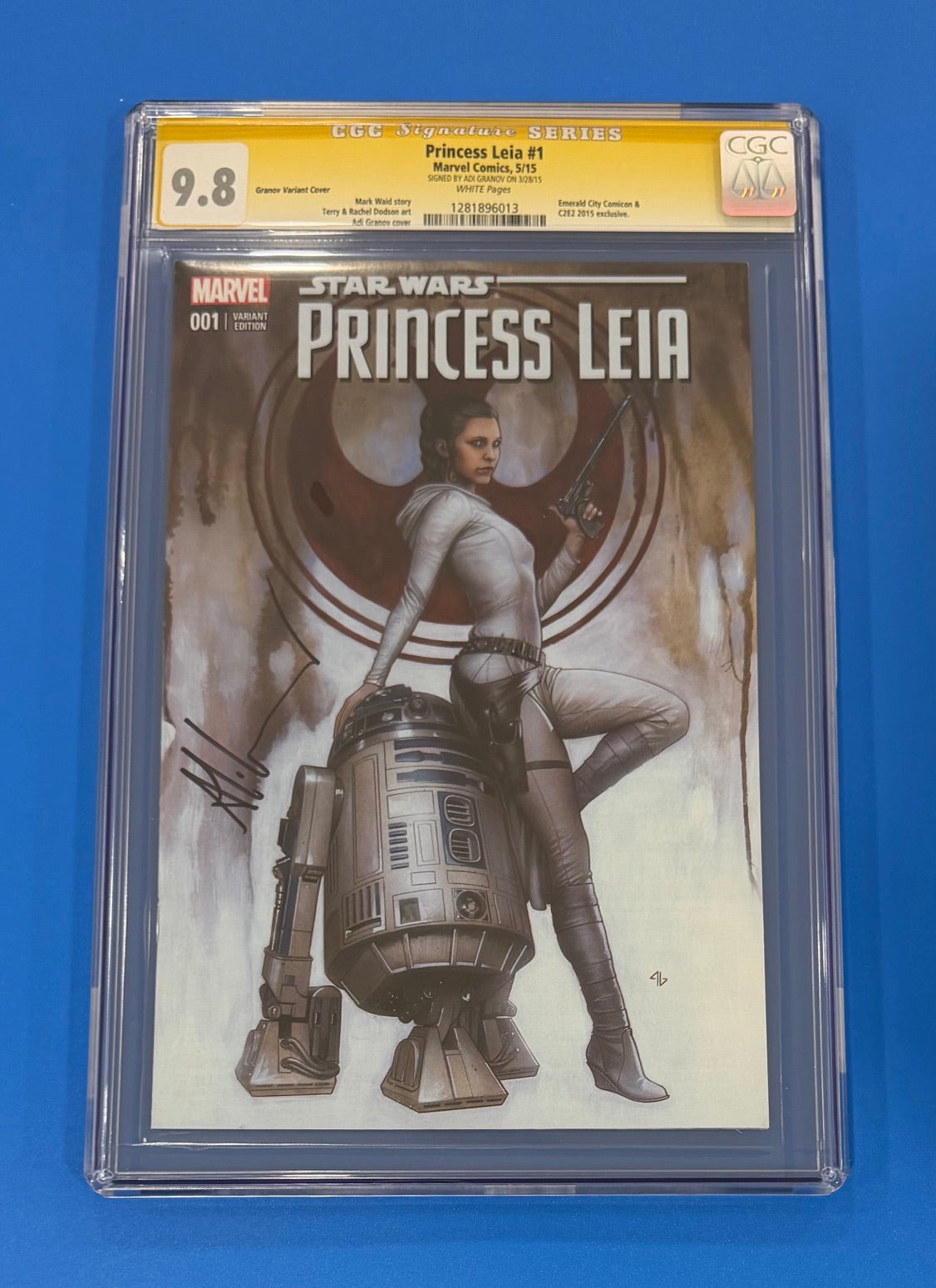 Star Wars Princess Leia #1 CGC 9.8 SS signed Adi Granov Variant