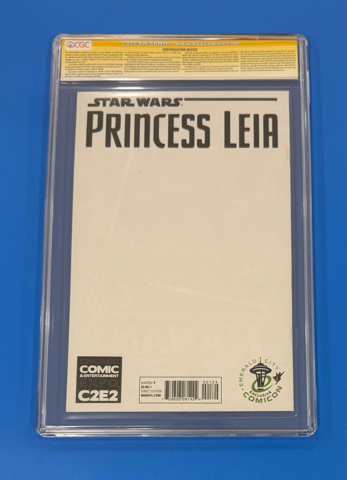Star Wars Princess Leia #1 CGC 9.8 SS signed Adi Granov Variant