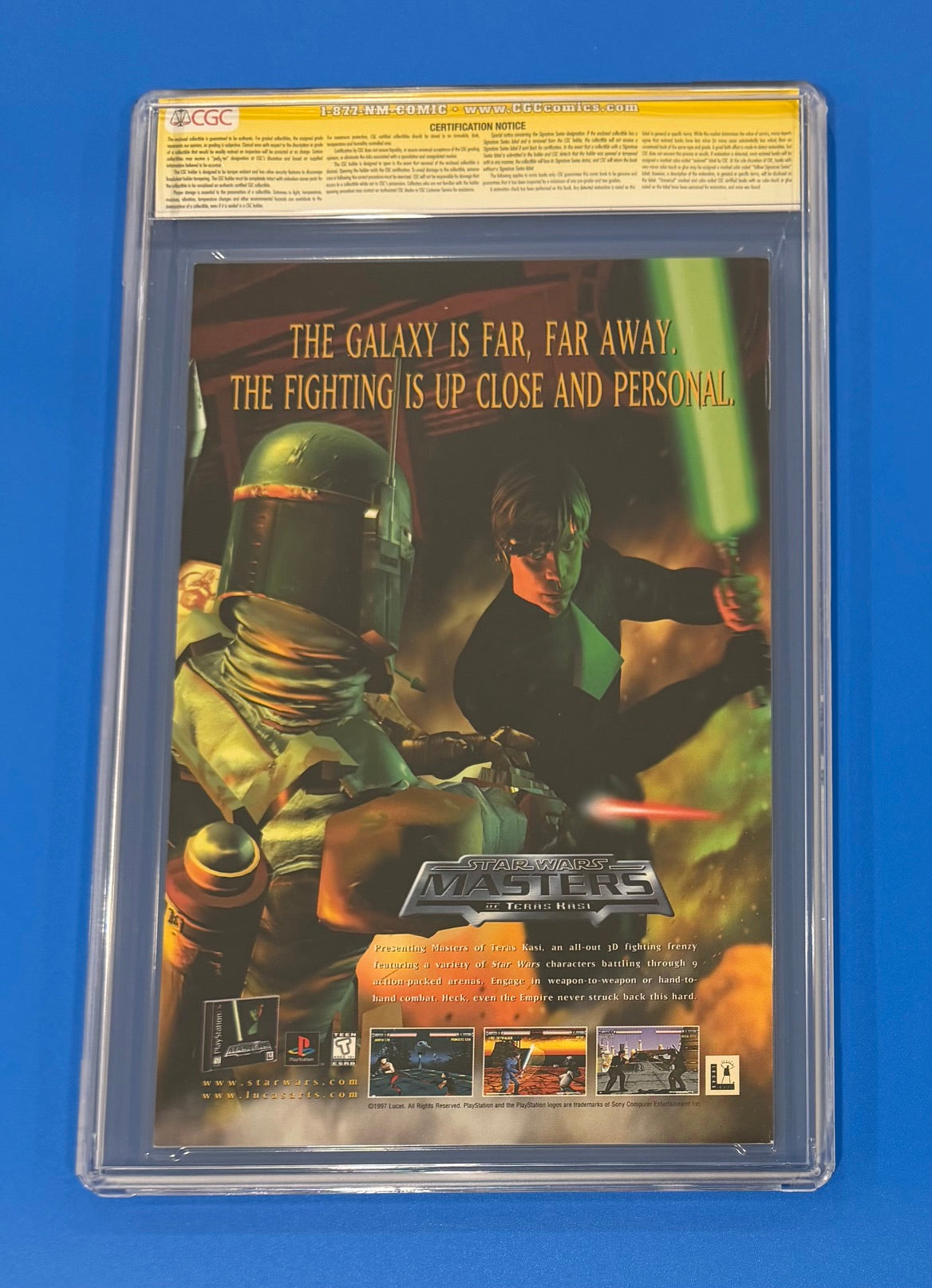 Star Wars Last Command #1 CGC 9.8 SS Signed Timothy Zahn Dark Horse 1997