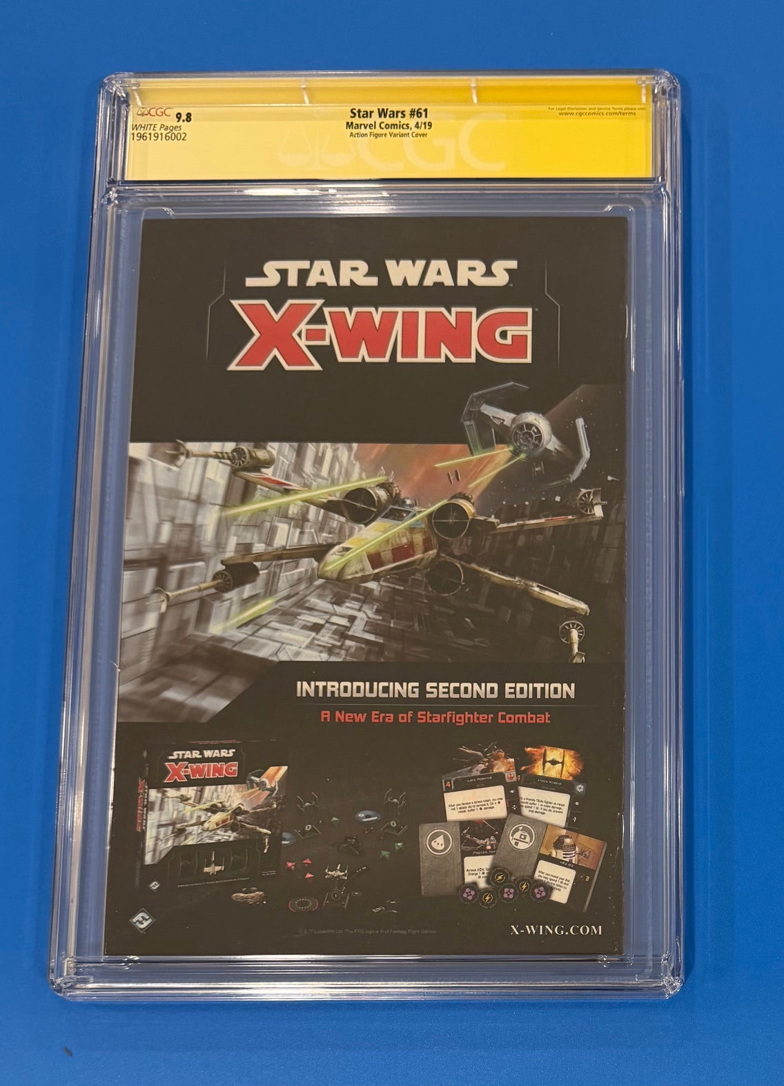 Star Wars #61 CGC SS 9.8 JTC Signed R2-D2 Action Figure Variant with Lightsaber